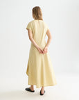 Relaxed Linen Blend Tie Dress Dresses Scotch Soda Femme
