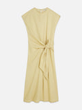 Relaxed Linen Blend Tie Dress Dresses Scotch Soda Femme Parsnip 38