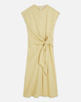 Relaxed Linen Blend Tie Dress Dresses Scotch Soda Femme Parsnip 38