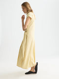 Relaxed Linen Blend Tie Dress Dresses Scotch Soda Femme