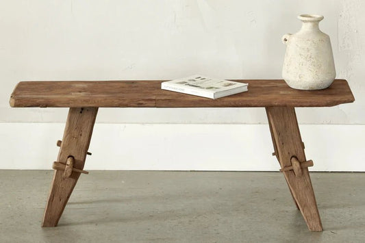 REMBRANDT BENCH IN OLD TEAK chair Crusoe consigne