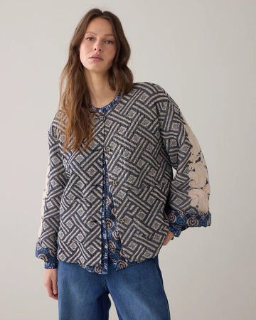 Reversible jacket with embroidery Outerwear SUMMUM