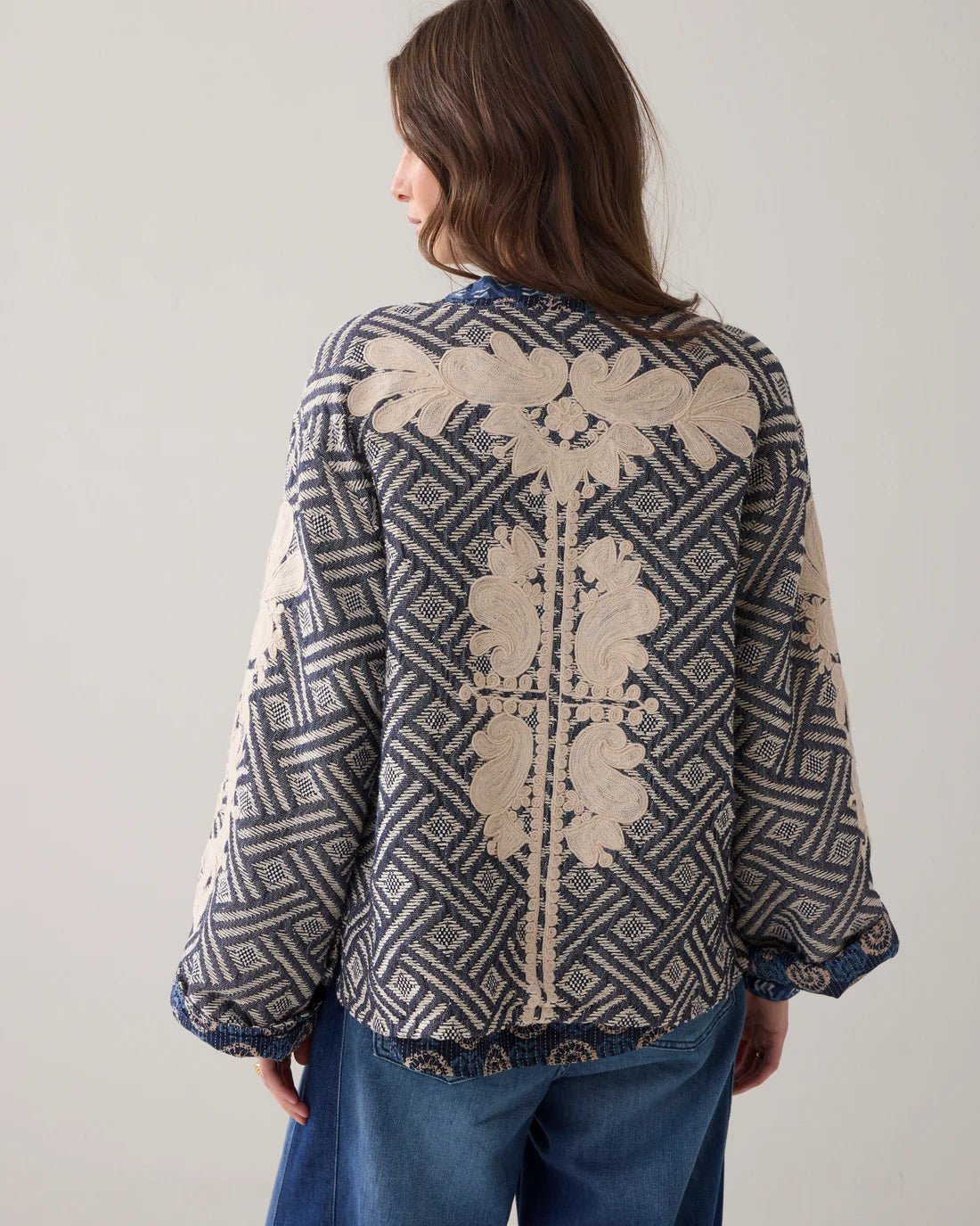 Reversible jacket with embroidery Outerwear SUMMUM