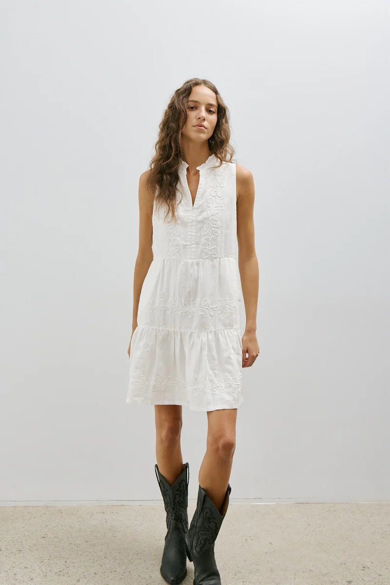 RICO DRESS Melissa Nepton OFF WHITE XS