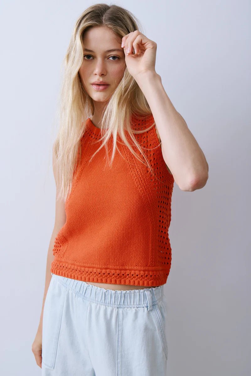 RIVER SWEATER Knitwear Melissa Nepton Red XS