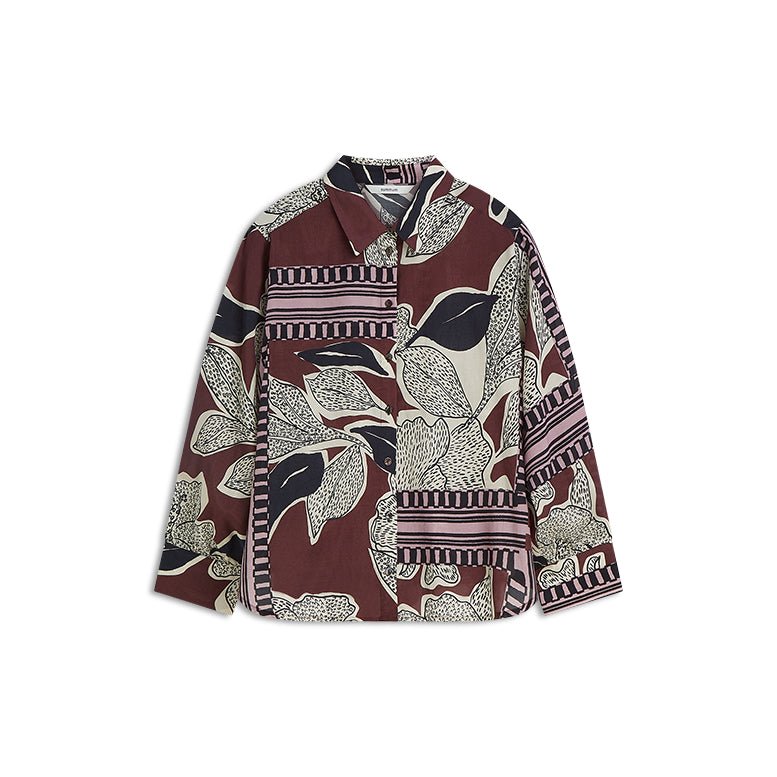Scarf Print Blouse Woman SUMMUM 34 MULTICOLOUR