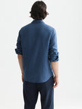 Seasonal Core Linen Regular-Fit Shirt Man Scotch & Soda Ensign Blue S