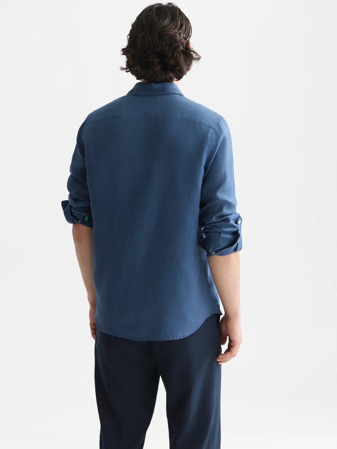 Seasonal Core Linen Regular-Fit Shirt Man Scotch & Soda Ensign Blue S