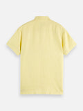 Seasonal Core Linen Regular-Fit Short-Sleeved Shirt Men Shirts Scotch Soda Homme