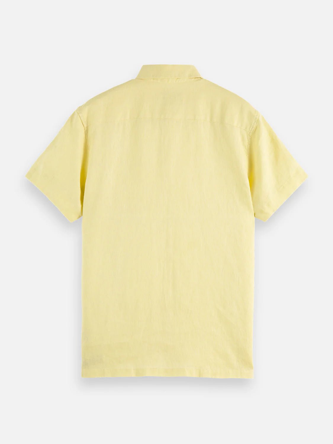 Seasonal Core Linen Regular-Fit Short-Sleeved Shirt Men Shirts Scotch Soda Homme