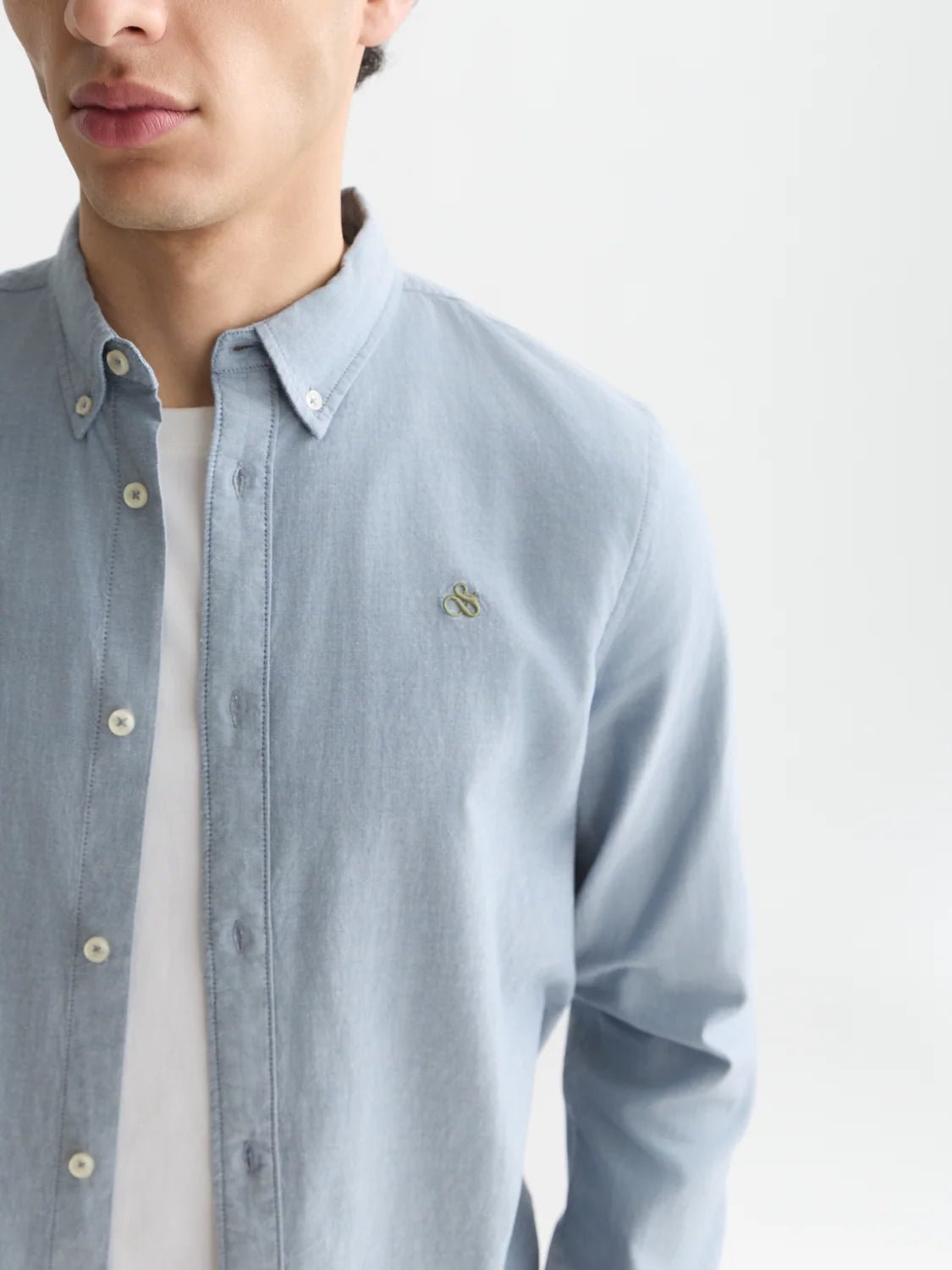 Seasonal Core Oxford Solid Regular-Fit Shirt Man Scotch & Soda