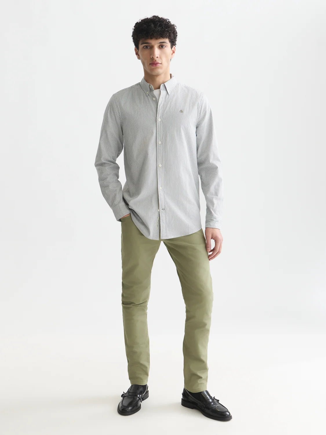 Seasonal Core Oxford Striped Regular-Fit Shirt Man Scotch & Soda