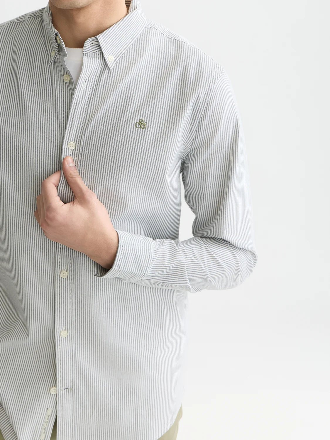 Seasonal Core Oxford Striped Regular-Fit Shirt Man Scotch & Soda