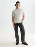Seasonal Core Raw-Edged Garment-Dyed Relaxed-Fit T-Shirt Man Scotch & Soda Grey Dawn M