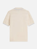Seasonal Core Structured Knitted Regular-Fit Polo Man Scotch & Soda Eggnog XL