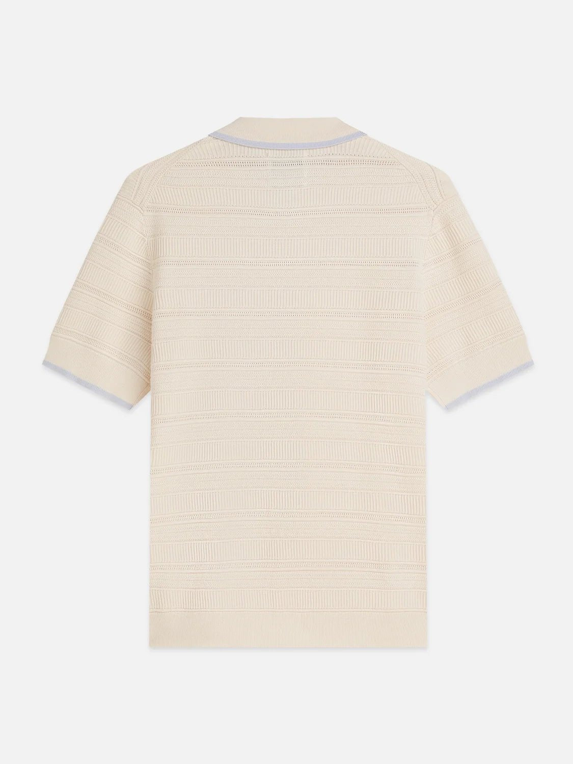 Seasonal Core Structured Knitted Regular-Fit Polo Man Scotch & Soda Eggnog XL