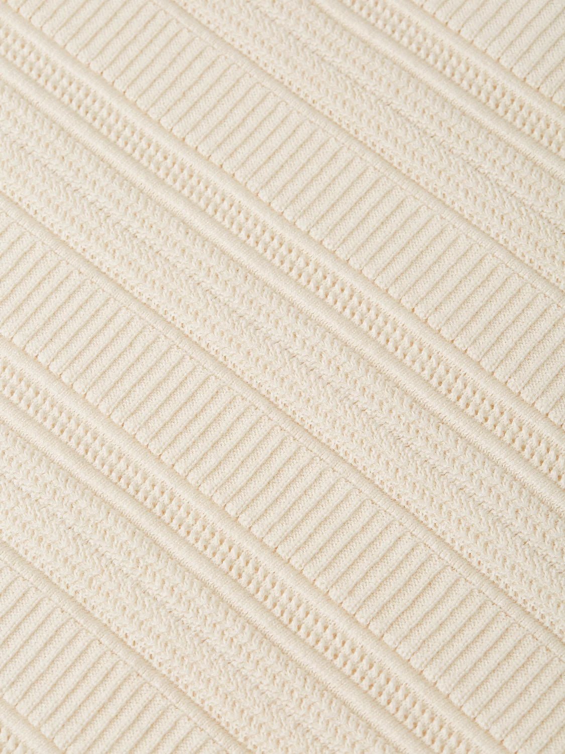 Seasonal Core Structured Knitted Regular-Fit Polo Man Scotch & Soda Eggnog 3XL