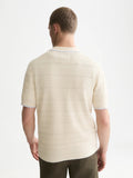 Seasonal Core Structured Knitted Regular-Fit Polo Man Scotch & Soda Eggnog L