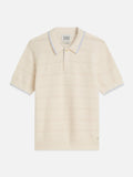 Seasonal Core Structured Knitted Regular-Fit Polo Man Scotch & Soda Eggnog M