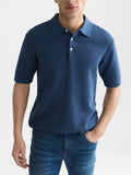 Seasonal Core Structured Knitted Regular-Fit Polo Man Scotch & Soda