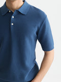 Seasonal Core Structured Knitted Regular-Fit Polo Man Scotch & Soda
