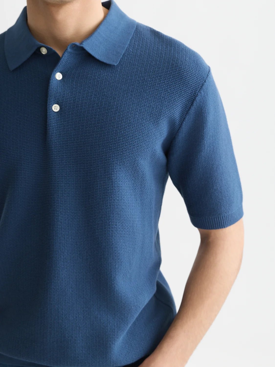 Seasonal Core Structured Knitted Regular-Fit Polo Man Scotch & Soda