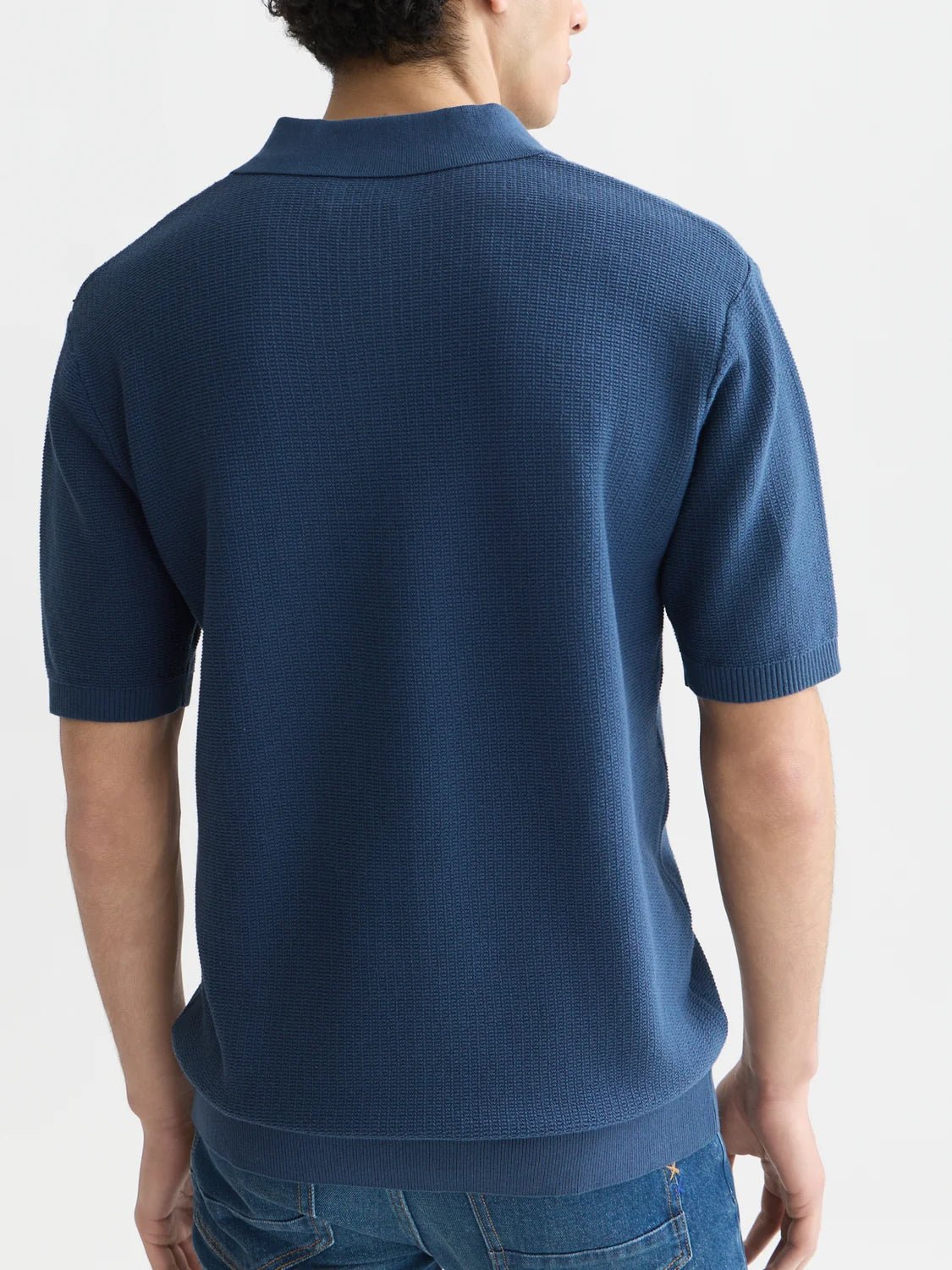 Seasonal Core Structured Knitted Regular-Fit Polo Man Scotch & Soda