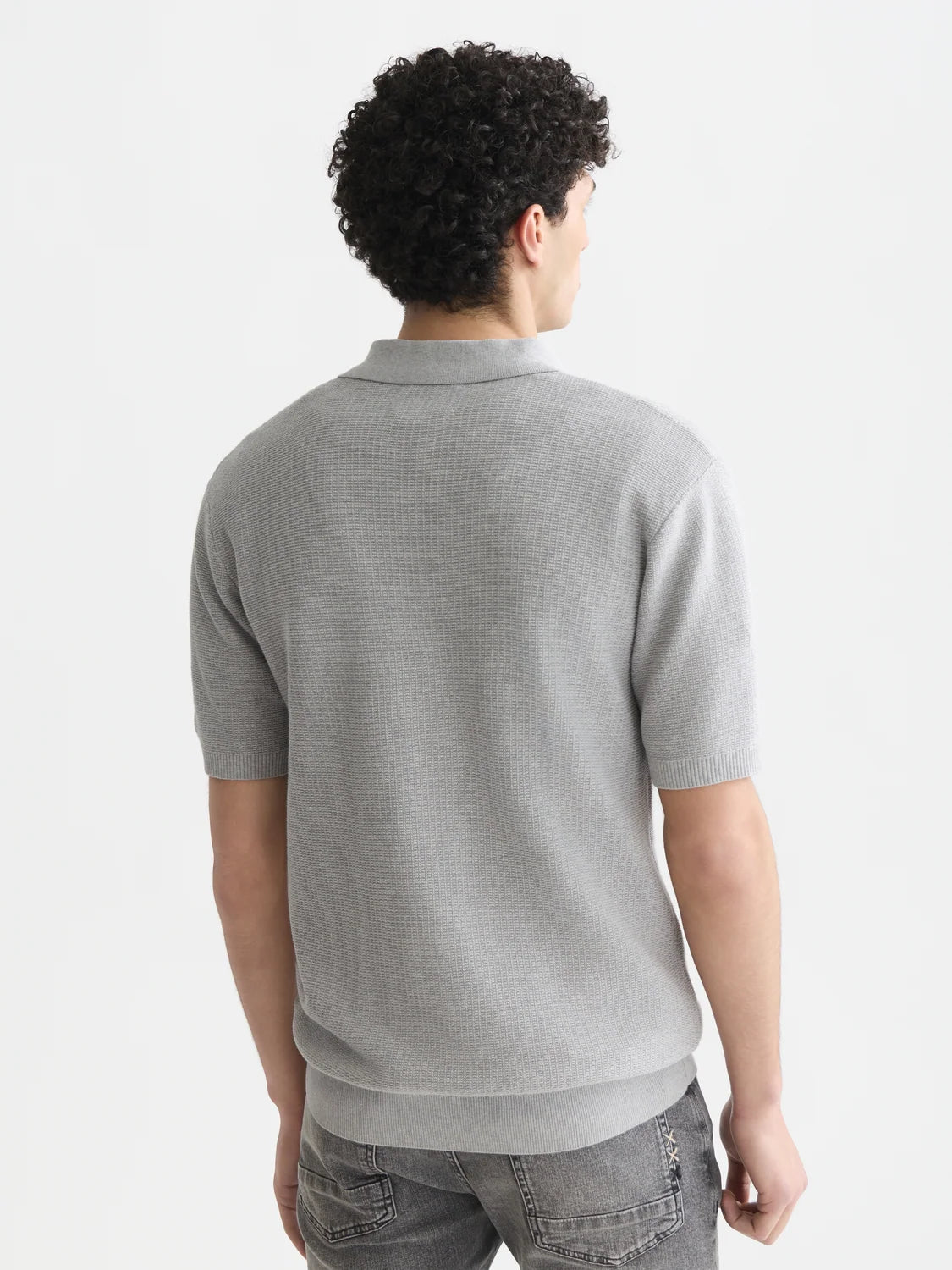 Seasonal Core Structured Knitted Regular-Fit Polo Man Scotch & Soda