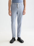 Seasonal Core Warren Cotton-Linen Twill Jogger Men Trousers Scotch Soda Homme Infinity 31-30
