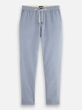 Seasonal Core Warren Cotton-Linen Twill Jogger Men Trousers Scotch Soda Homme Infinity 33-32