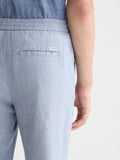 Seasonal Core Warren Cotton-Linen Twill Jogger Men Trousers Scotch Soda Homme Infinity 30-30