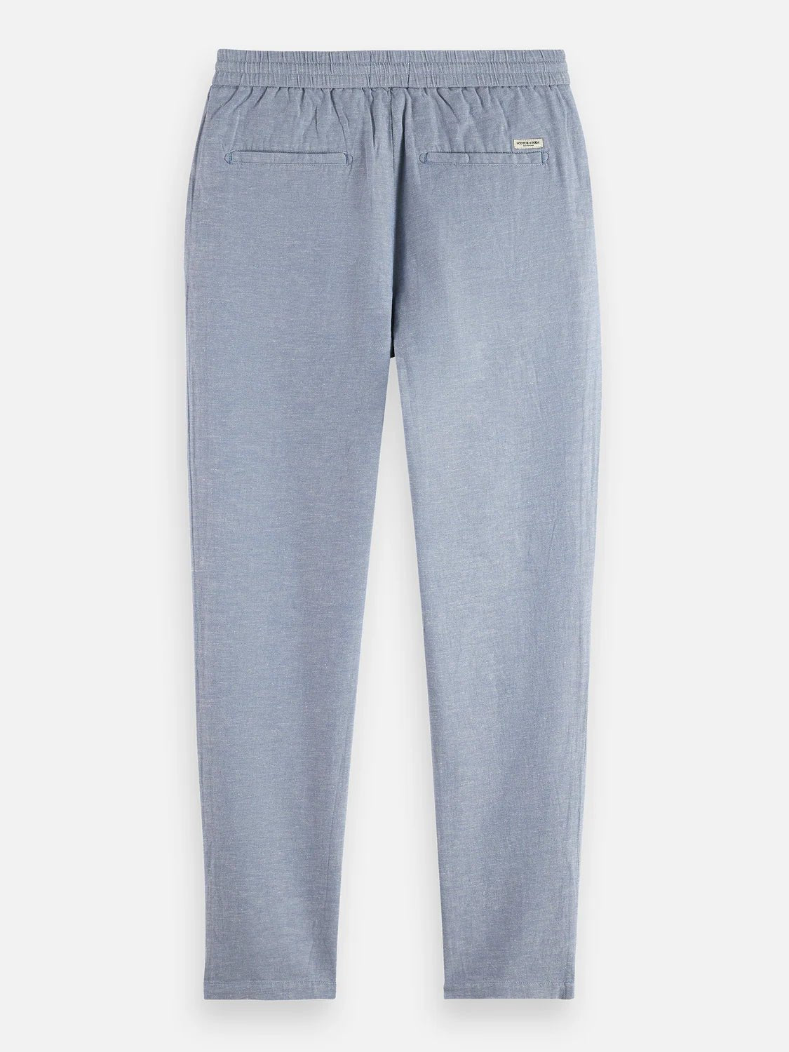 Seasonal Core Warren Cotton-Linen Twill Jogger Men Trousers Scotch Soda Homme Infinity 34-32