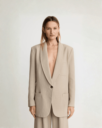 Shawl Collar Oversized Blazer Tailoring Smythe