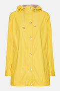 Short Rain Jacket Woman ILSE JACOBSEN Yellow 34