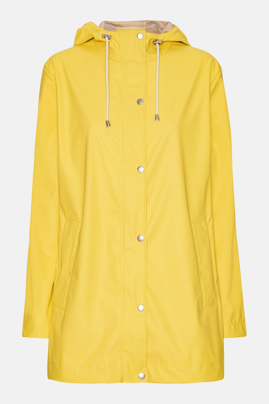 Short Rain Jacket Woman ILSE JACOBSEN Yellow 34
