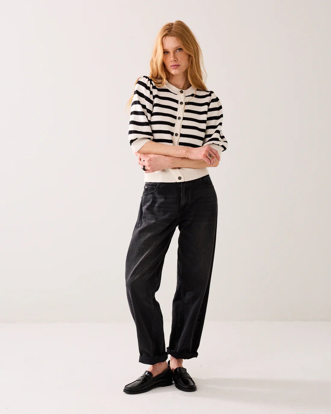Short-sleeved knitted cardigan Knitwear SUMMUM