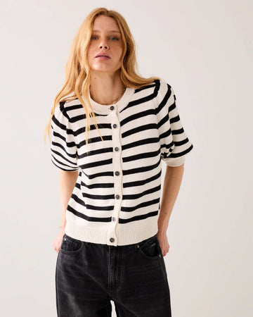 Short-sleeved knitted cardigan Knitwear SUMMUM