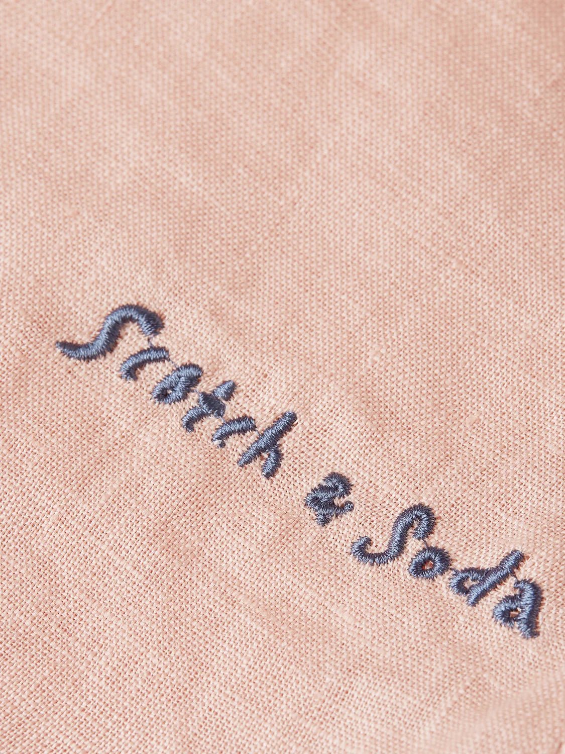Solid Linen Regular-Fit Shirt Man Scotch & Soda Misty Rose 3XL