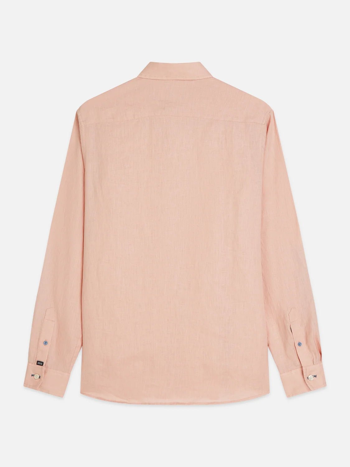 Solid Linen Regular-Fit Shirt Man Scotch & Soda Misty Rose XL