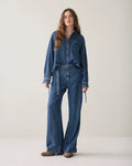 Straight-Leg Jeans in Tencel Denim Woman SUMMUM 36 DENIM