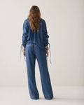 Straight-Leg Jeans in Tencel Denim Woman SUMMUM 40 DENIM