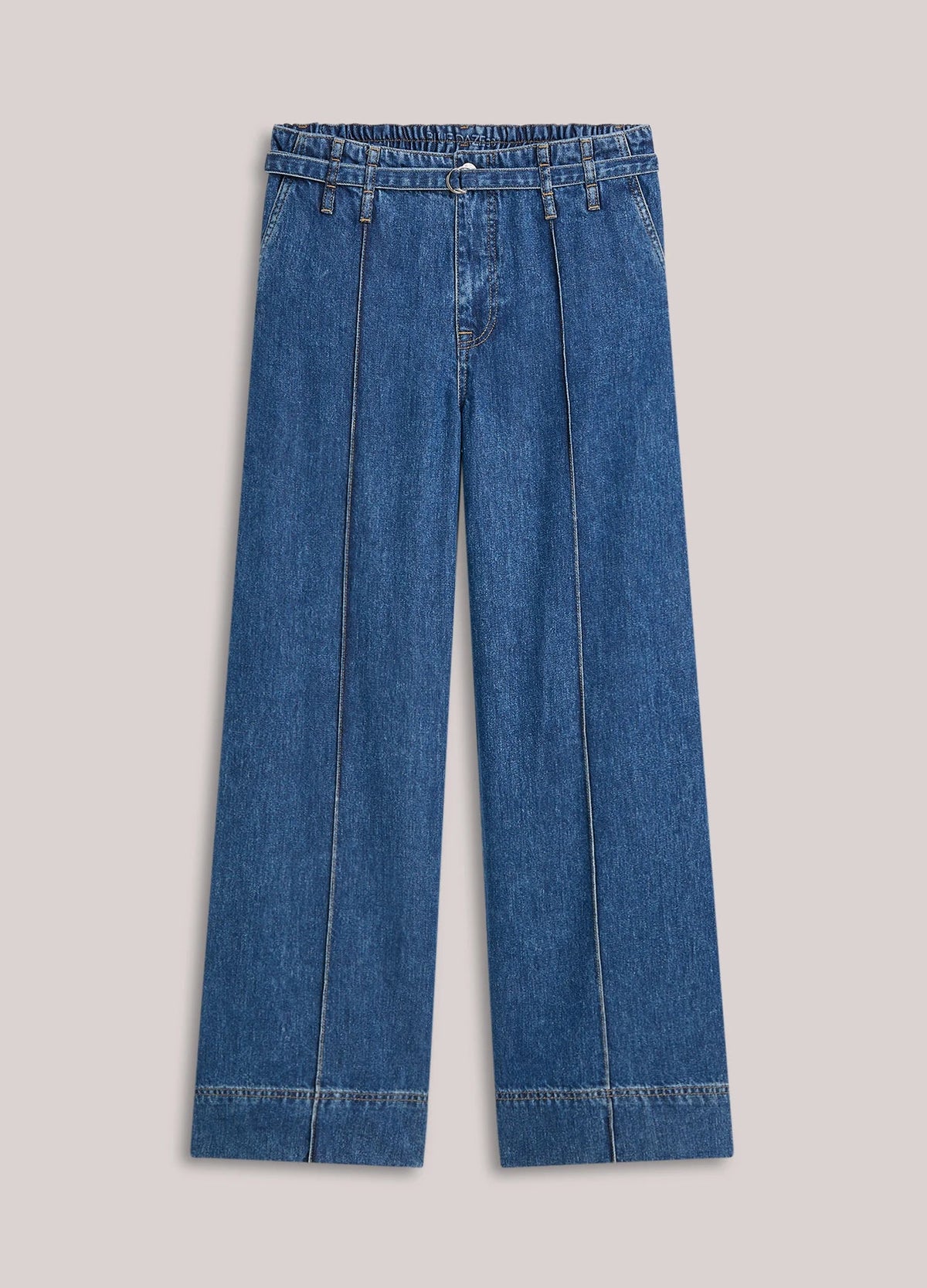 Straight-Leg Jeans in Tencel Denim Woman SUMMUM