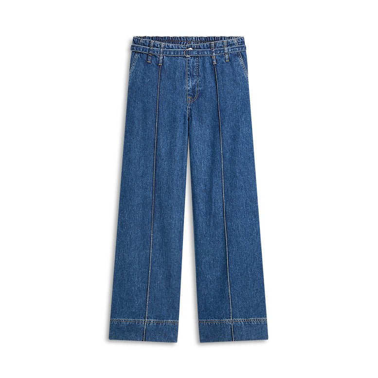 Straight-Leg Jeans in Tencel Denim Woman SUMMUM