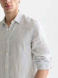 Striped Linen Regular-Fit Shirt Man Scotch & Soda