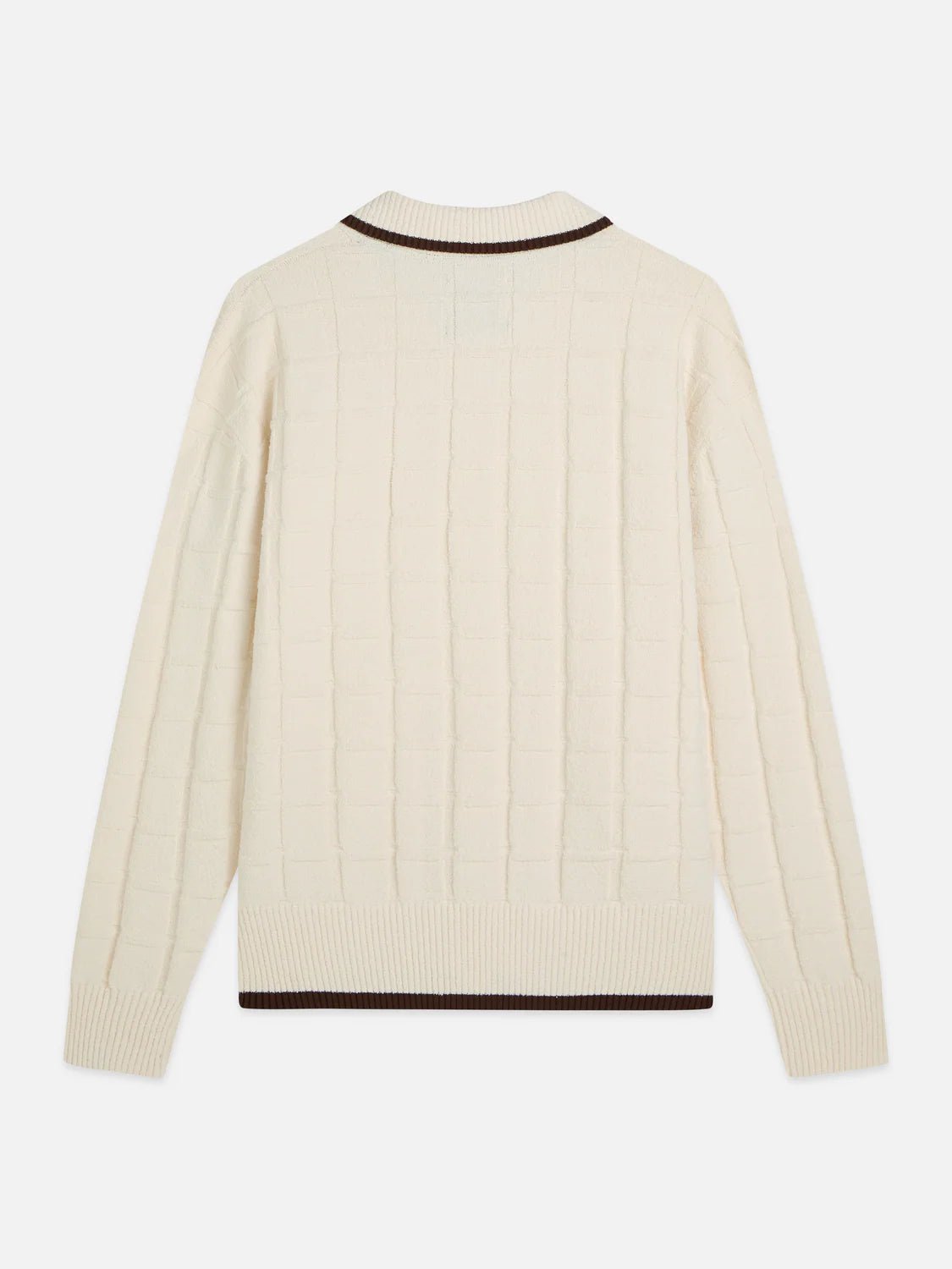 Structured Boucle Cardigan Men Knitwear Scotch Soda Homme Eggnog XLL