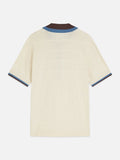 Structured Knitted Loose-Fit Polo Scotch Soda Homme