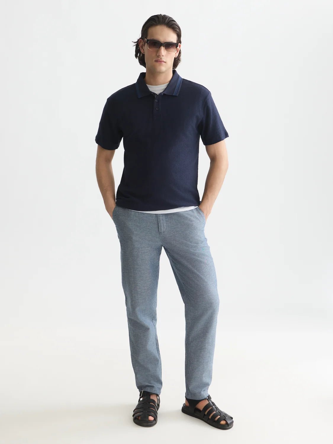 Structured Relaxed-Fit Polo Man Scotch & Soda Sky Captain S