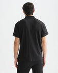 Structured Ribbed Relaxed-Fit Polo Men Polos Scotch Soda Homme METEORITE M