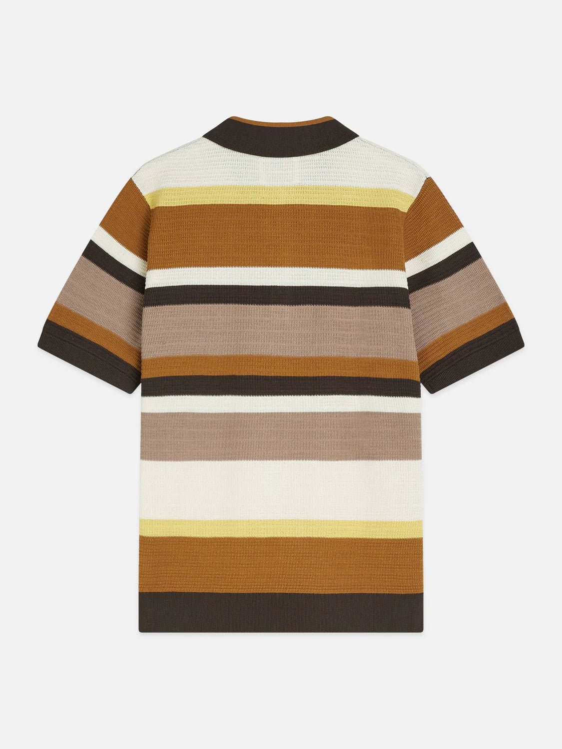 Structured Striped Knitted Polo Men Polos Scotch Soda Homme Cathay Spice Stripe XXL