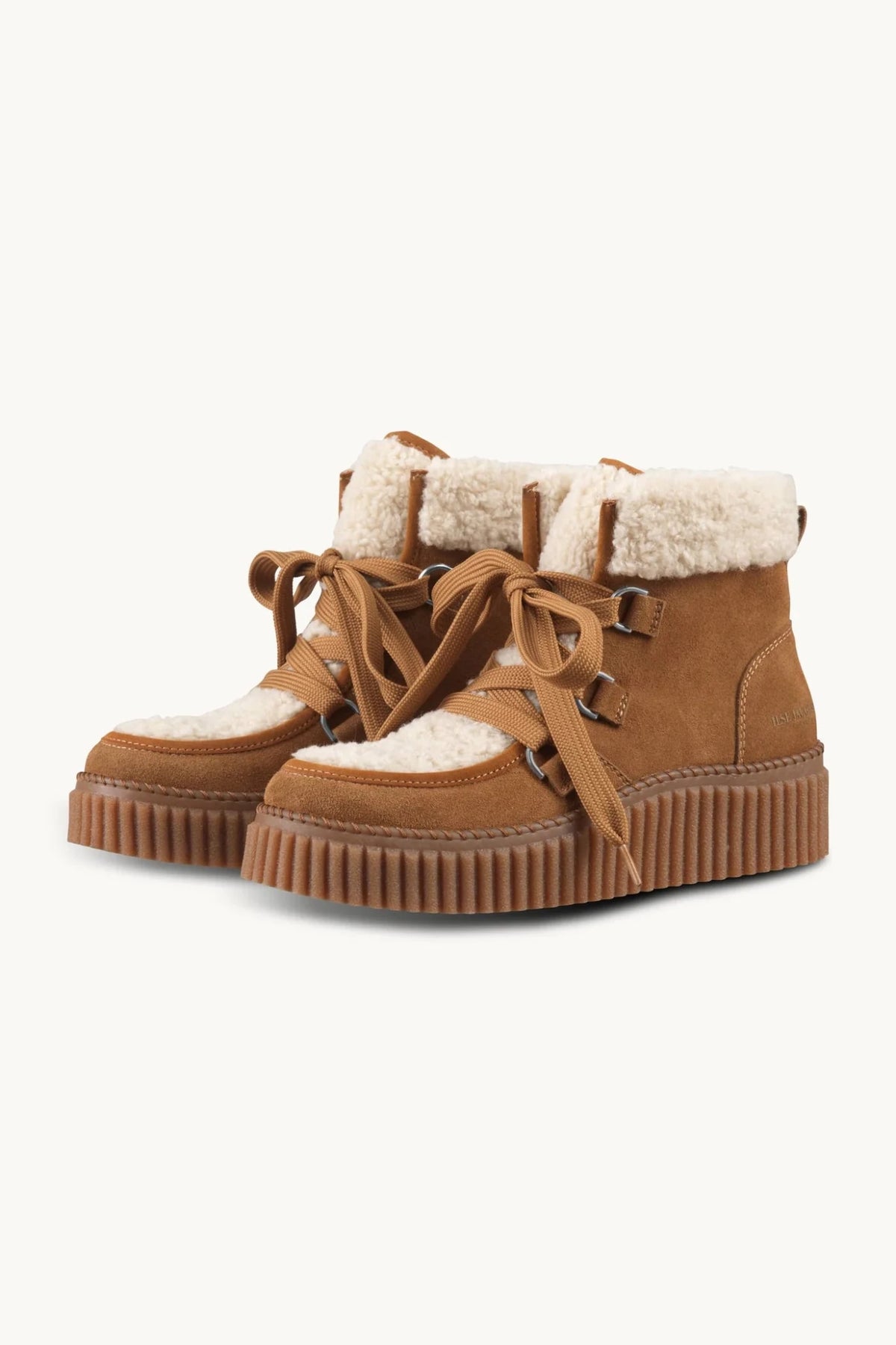 Suede Boots with Shoelaces Woman ILSE JACOBSEN